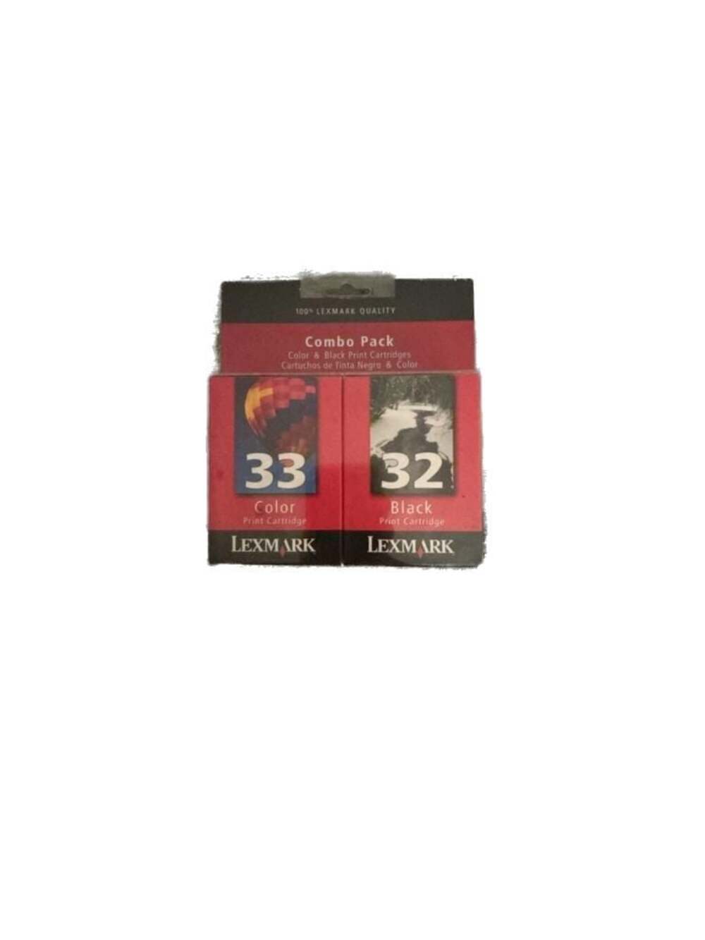 Lexmark 32 Black & 33 Color Print Cartridge Combo Pack